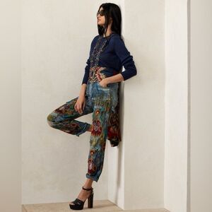 Ralph Lauren Collection Spring 2022 Brantley Embellished Boyfriend Utility Jeans